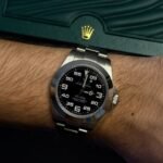 Rolex Air-King 40mm Com seu mostrador preto icônico Inspirado nos instrumentos ...