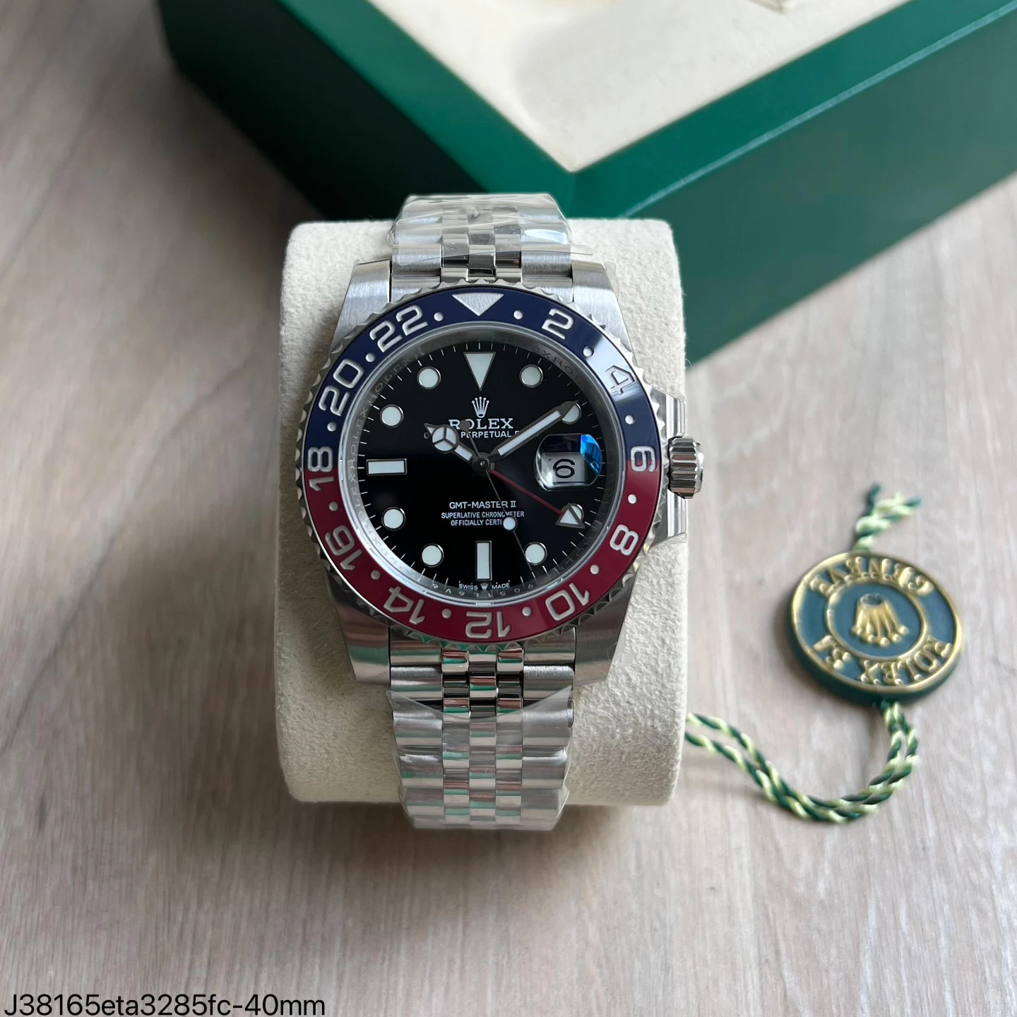 650807201_18052531721503200_372906731166387987_n.webp.webp.webp Rolex Gmt Pepsi
Tamanho 40mm
Máquina Etá suíça
Super clone
#relógiodeluxo ... - Imagem 1