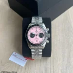 Tudor Black Bay Chrono Pink Dial

Tamanho 41mm 
Automático 
Máquina Etá suíça 

...