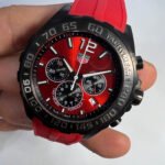 TAG Heuer F1 Cronometro 42mm Aço, Pulseira de Borracha