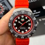 TAG Heuer F1 Solargraph 38mm Vermelho - Pulseira Borracha -