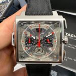 TAG Heuer Monaco Split-Seconds Chronograph 44mm, Mostrador Prata