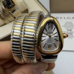Bvlgari Serpenti Tubogas 02 Voltas 35mm Aço/Dourado Mostrador Prata