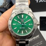 Tag Heuer Aquarecer 300 Solargraph , 43mm, Aço, Mostrador Verde