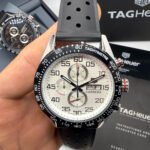 TAG Heuer Carrera, Chronograph Eletrônico, 44 mm, Aço - Puls. Borracha