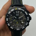 Tag Heuer F1 SENNA Calibre 16, 43mm Aço/OxBlack, Mostrador Cinza