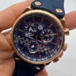 TAG Heuer Carrera McLaren Mercedez Aço/Rose 43mm Pulseira Nylon