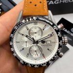 TAG Heuer Carrera Aço Calibre S, Chronograph Eletrônico, 44 mm, Puls. Couro