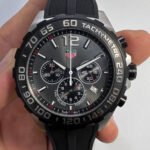 Tag Heuer F1 Cronometro 42mm Aço Mostrador Preto