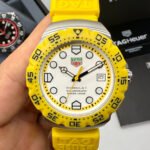 TAG Heuer F1 Solargraph 38mm Amarelo - Pulseira Borracha -