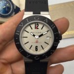 Bvlgari Alumium 41mm - Mostrador Aluminio - Pulseira Borracha