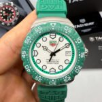 TAG Heuer F1 Solargraph 38mm Verde - Pulseira Borracha -
