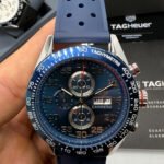 TAG Heuer Carrera, Chronograph Eletrônico, 44 mm, Aço - Puls. Borracha