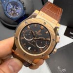 Hublot Vendome Classic Chrono 45mm Aço/Rosê Mostrador Preto