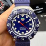 TAG Heuer F1 Solargraph 38mm Azul - Pulseira Borracha -
