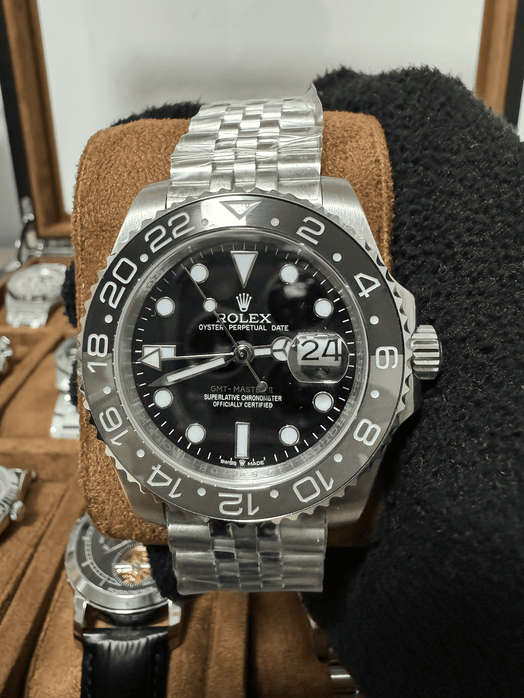 relogio-bruce-wayne-40mm-gmt-automatico-vidro-safira-foto1 Relógio Bruce Wayne 40mm GMT Automático Vidro Safira - Imagem 1