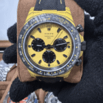 Relógio Cronógrafo Automático 40mm Carbono Vidro Safira