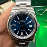 Rolex Oyster Perpetual 36mm/41mm Aço Mostrador Azul