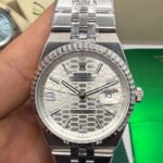 Rolex Oyster Perpetual Land‑Dweller 40mm Aço, Mostrador Prata