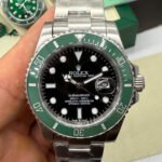 Rolex Submariner Date StarBucks 41mm Aço Mostrador Preto Luneta Verde